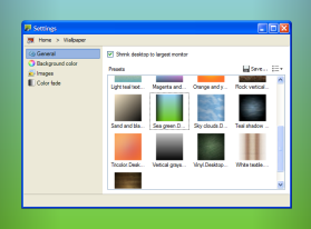 Select wallpaper preset in SE-DesktopApps